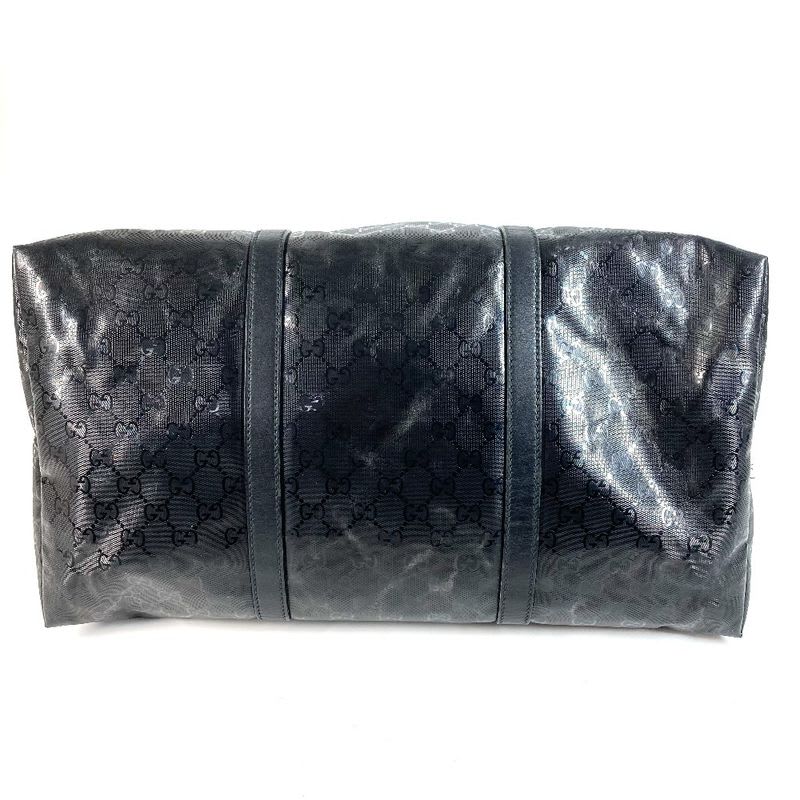 Gucci Shoulder Bag GG Imprime Leather Black