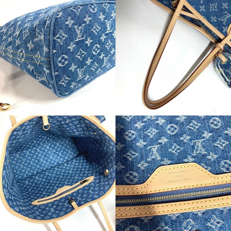 Louis Vuitton Tote Bag Neverfull MM Neverfull MM M13192 Monogram Denim Canvas