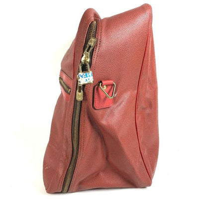 Louis Vuitton Boston Bag Seafeller Leather Red Series