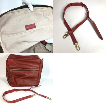 Louis Vuitton Boston Bag Seafeller Leather Red Series