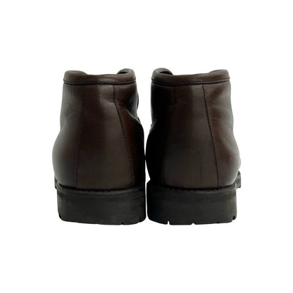 Gucci Horsebit Hardware Leather Short Boots Shoes 35 Size Brown