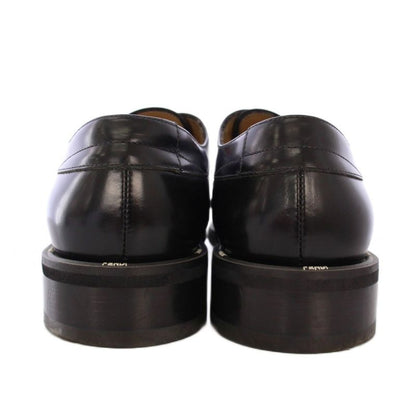 Fendi Loafers Business Shoes Leather Rubber Belt 9 28cm (11.02in) Black XZ •