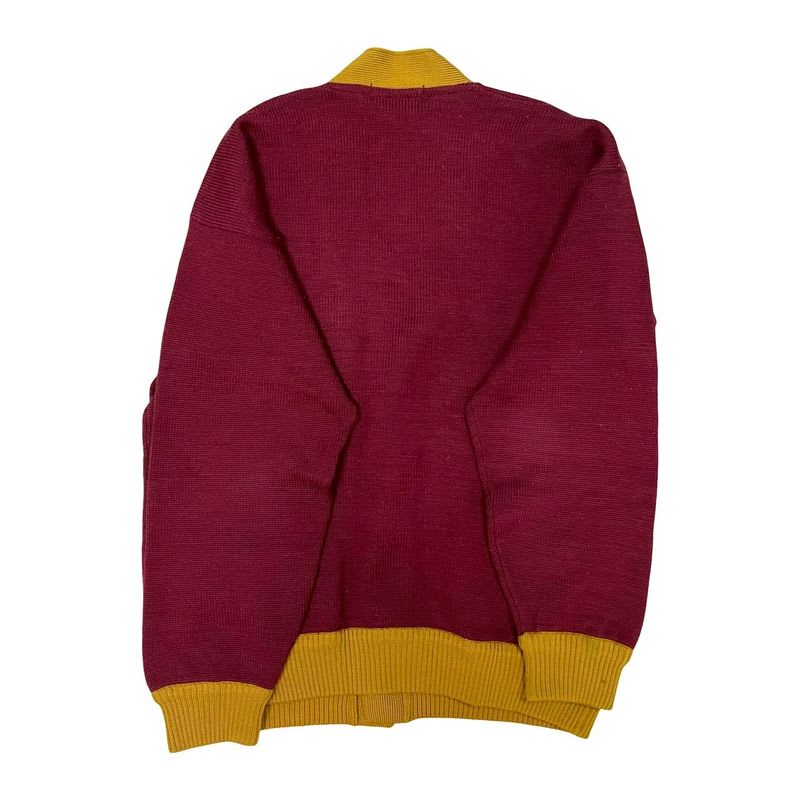 Yves Saint Laurent Vintage Wool Cardigan Knit Women's Yellow