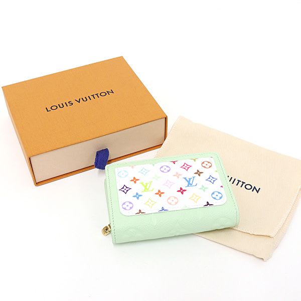 Louis Vuitton TM Portefeuille K Monogram Empreinte Leather Green Tea