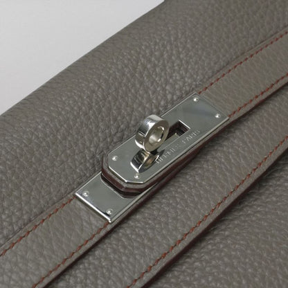 Hermes Kelly 35 Bag Tote Taurillon Clemence Etain