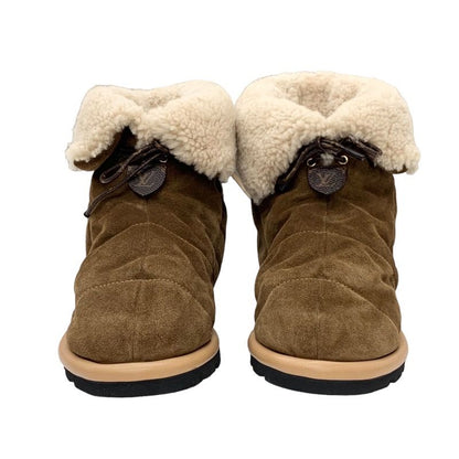 Louis Vuitton Pillow Line Monogram Boots Short Boots Ankle Boots Suede Mouton