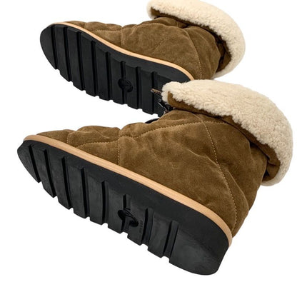 Louis Vuitton Pillow Line Monogram Boots Short Boots Ankle Boots Suede Mouton
