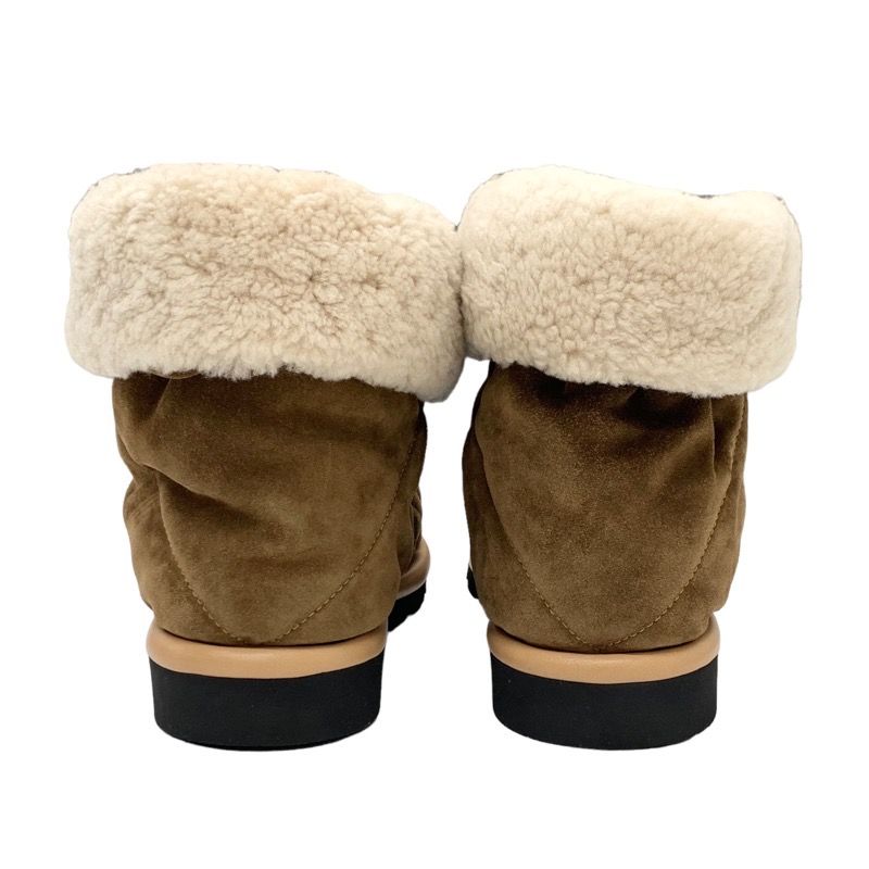 Louis Vuitton Pillow Line Monogram Boots Short Boots Ankle Boots Suede Mouton