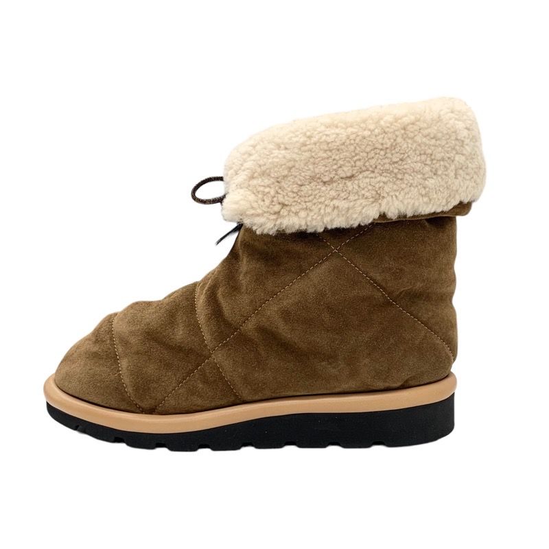 Louis Vuitton Pillow Line Monogram Boots Short Boots Ankle Boots Suede Mouton
