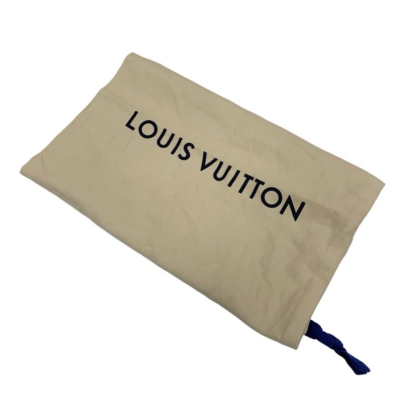 Louis Vuitton Run 55 Line Monogram Sneakers Shoes Fabric Leather Neon Yellow