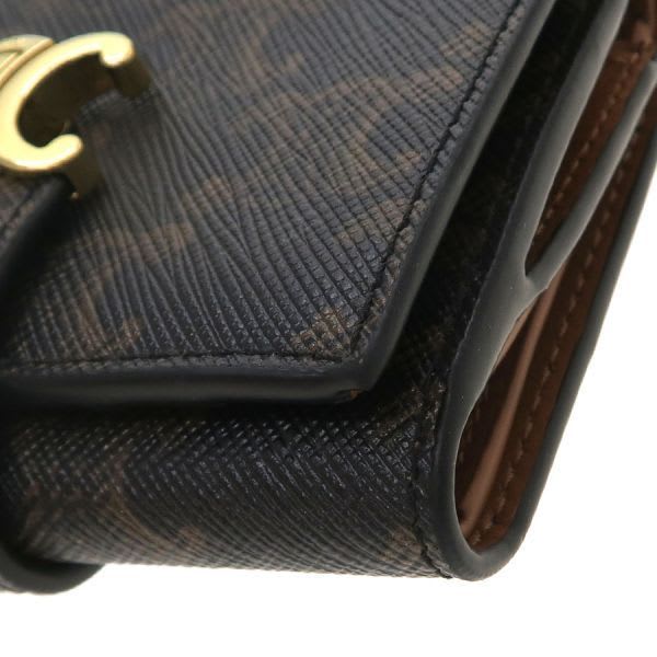 Celine Fine Strap Wallet Nino Triomphe Canvas 10 M962 cqh.04 lu
