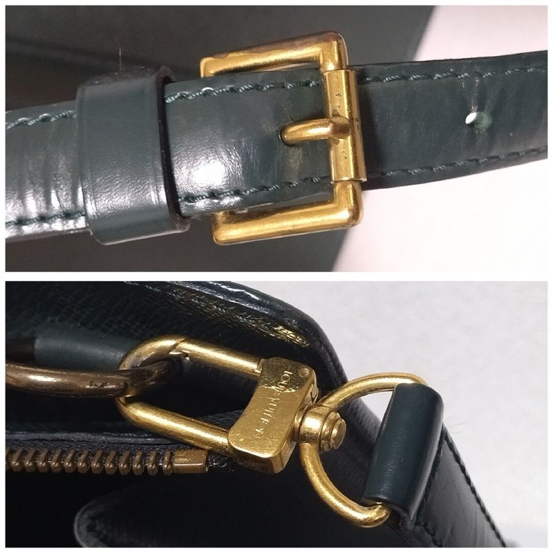 Louis Vuitton Porte Documents Rosan Taiga Epi Sear 2-Way Handbag