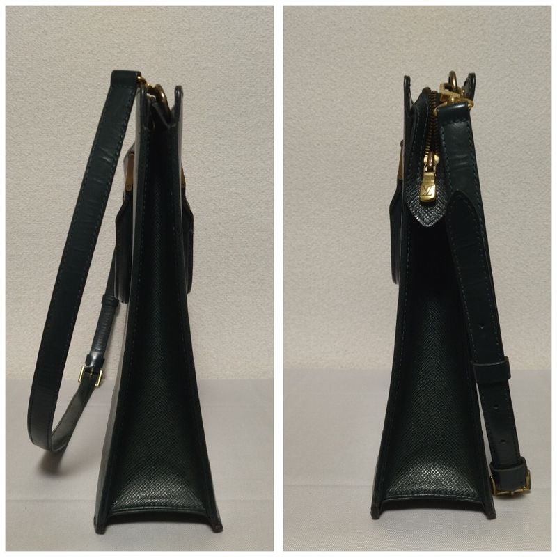 Louis Vuitton Porte Documents Rosan Taiga Epi Sear 2-Way Handbag