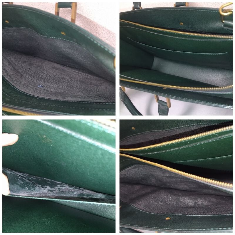 Louis Vuitton Porte Documents Rosan Taiga Epi Sear 2-Way Handbag