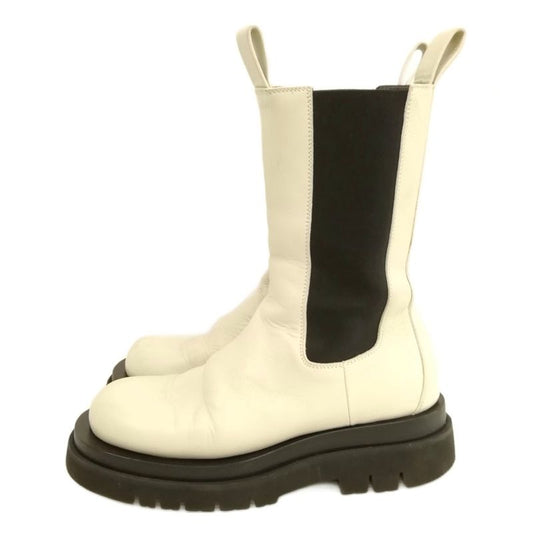 Bottega Veneta the Lug Boots Lug Boots Side Gore Chelsea 39 White
