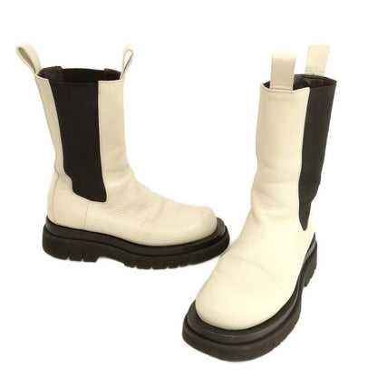 Bottega Veneta the Lug Boots Lug Boots Side Gore Chelsea 39 White