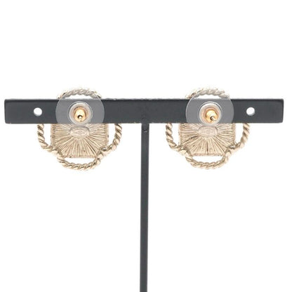 Chanel Earrings Earring Gold Silver Coco Mark