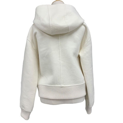 Hermes Outer Hoodie Blouson Jacket Cashmere White