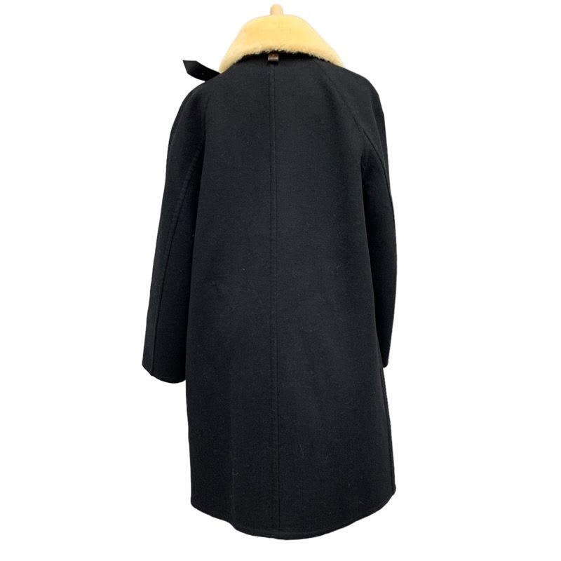 Louis Vuitton Outer Coat Monogram Wool Black