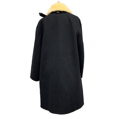 Louis Vuitton Outer Coat Monogram Wool Black