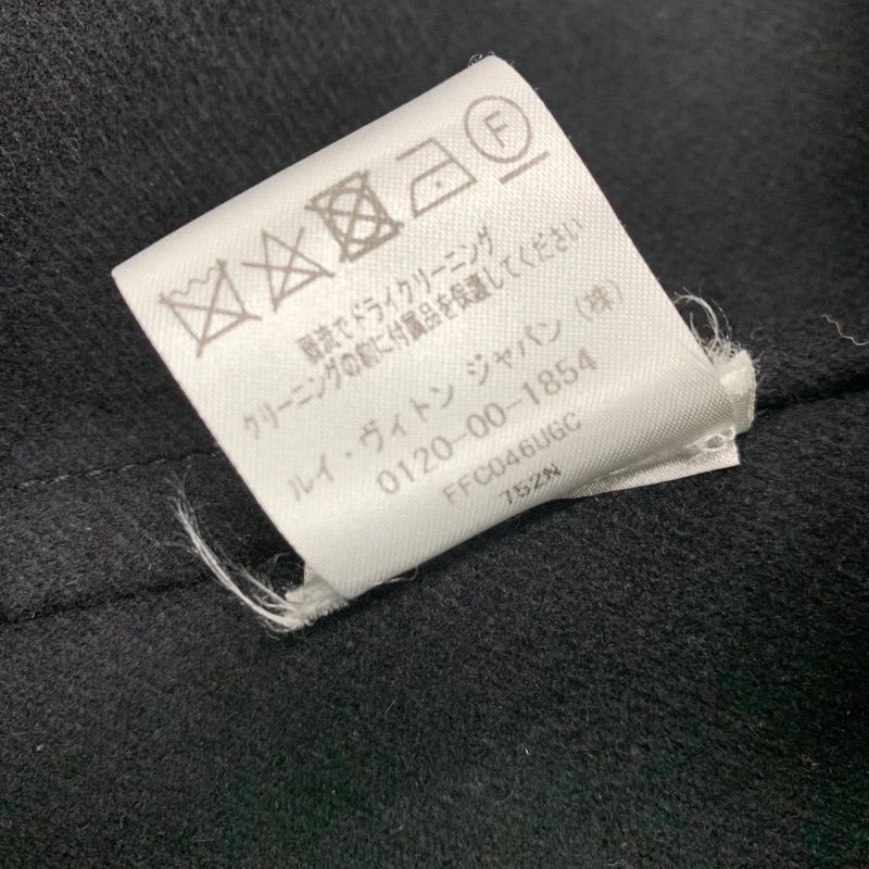 Louis Vuitton Outer Coat Monogram Wool Black
