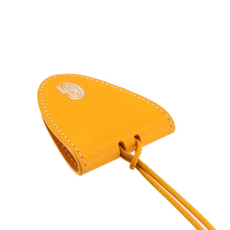 Goyard Croc Universal Bag Clasp Magnetic Clip Leather Yellow