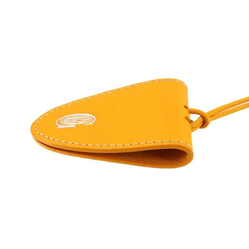 Goyard Croc Universal Bag Clasp Magnetic Clip Leather Yellow