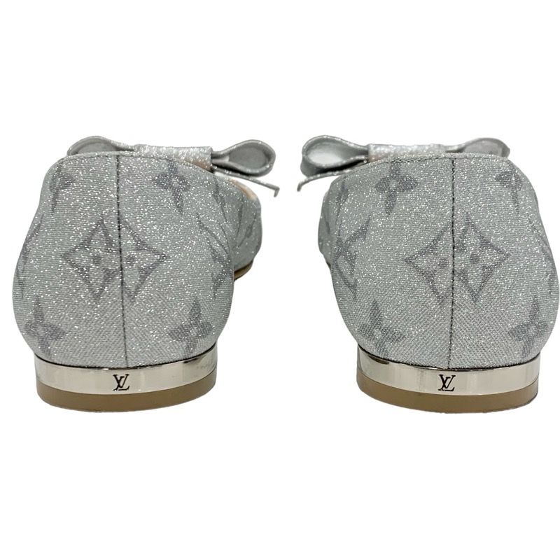 Louis Vuitton Blossom Line Flat Shoes Ballet Shoes Ballerina Monogram Ribbon