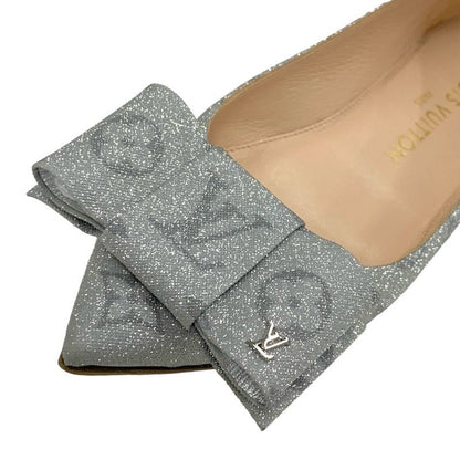 Louis Vuitton Blossom Line Flat Shoes Ballet Shoes Ballerina Monogram Ribbon