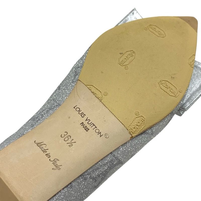 Louis Vuitton Blossom Line Flat Shoes Ballet Shoes Ballerina Monogram Ribbon