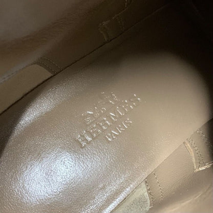 Hermes Frenchie Boots Short Boots Shoes Kelly Hardware Suede Beige