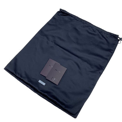 Prada Boots Long Boots Middle Boots Shoes Logo Platform Leather Black