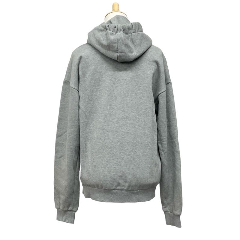 Celine Top Cotton Gray Logo Loose Hoodie