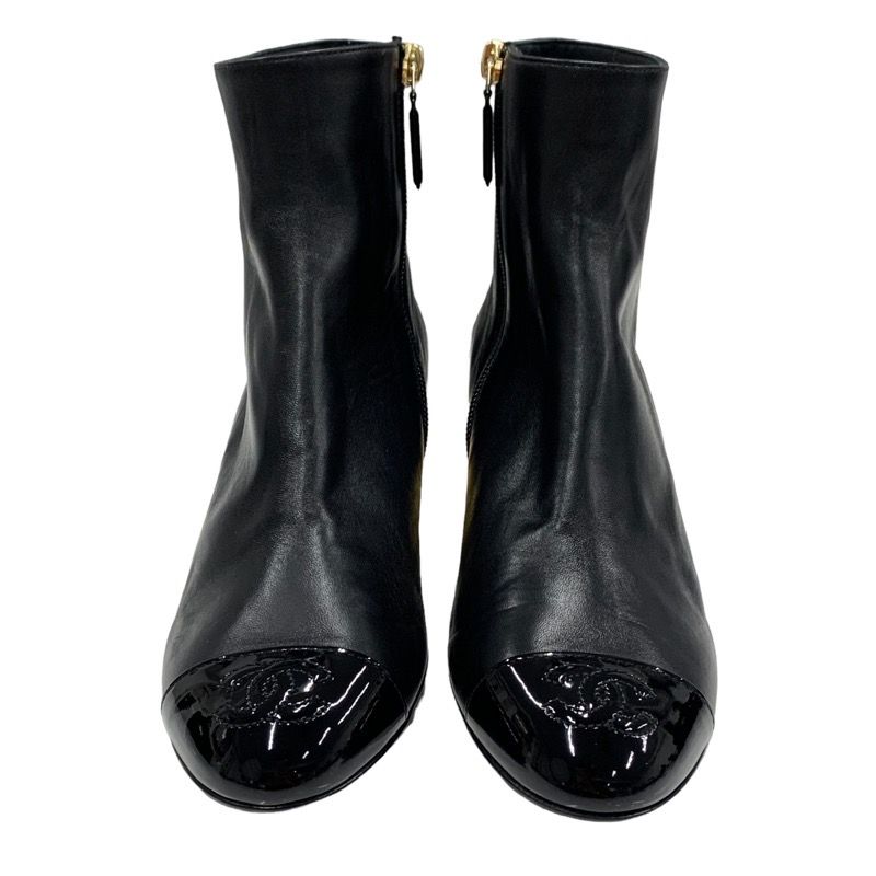 Unused Chanel Boots Long Boots Short Boots 2way Here Mark Logo Matelasse Pocket