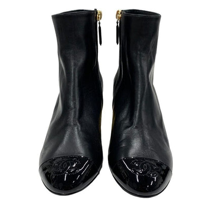 Unused Chanel Boots Long Boots Short Boots 2way Here Mark Logo Matelasse Pocket