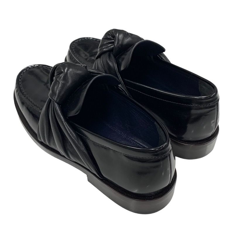 Celine Loafers Leather Shoes Leather Black Unused