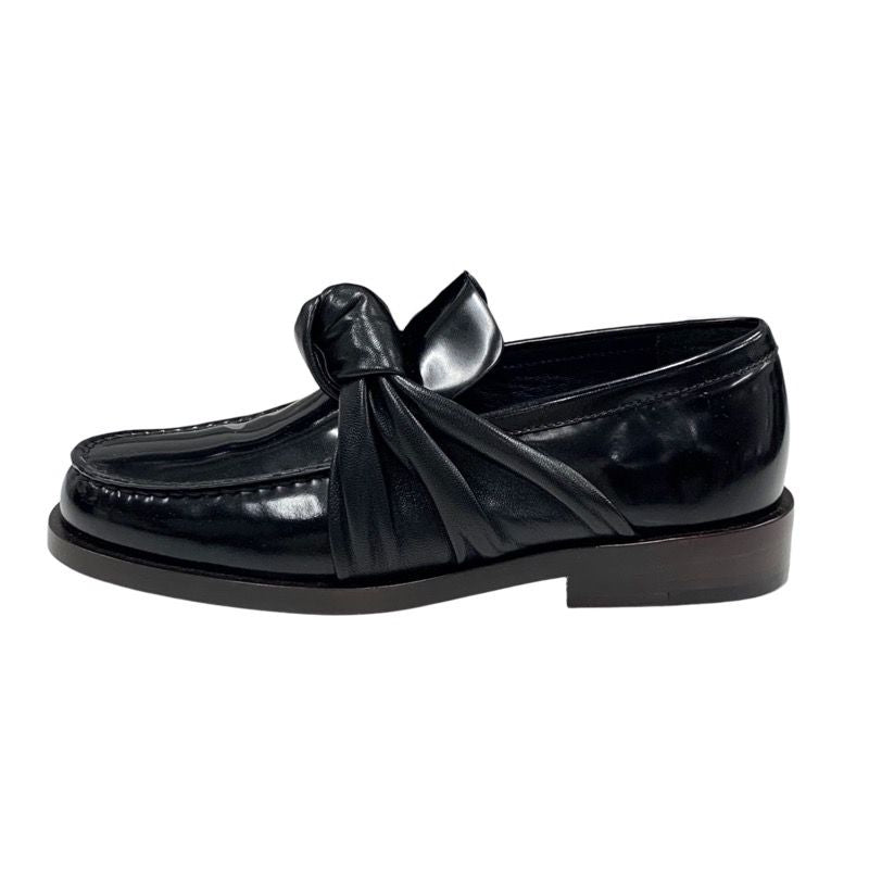 Celine Loafers Leather Shoes Leather Black Unused