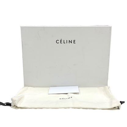 Celine Loafers Leather Shoes Leather Black Unused