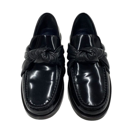 Celine Loafers Leather Shoes Leather Black Unused