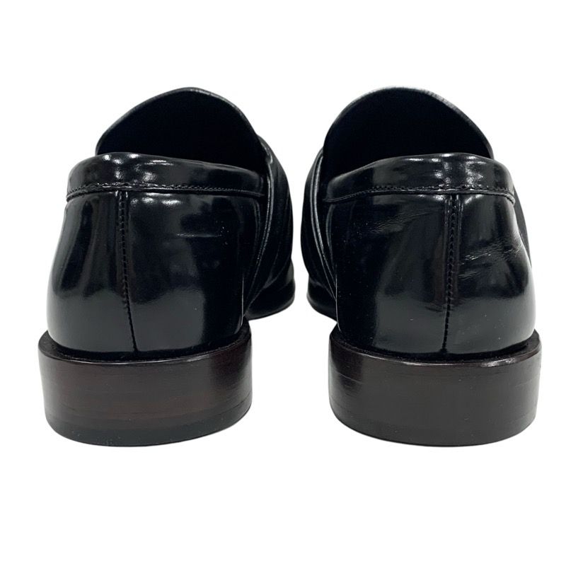 Celine Loafers Leather Shoes Leather Black Unused