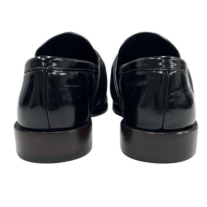 Celine Loafers Leather Shoes Leather Black Unused