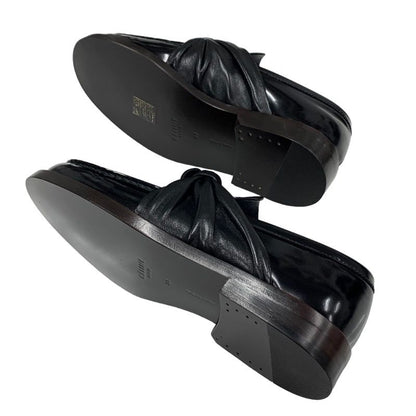 Celine Loafers Leather Shoes Leather Black Unused
