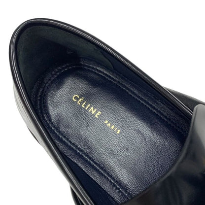 Celine Loafers Leather Shoes Leather Black Unused