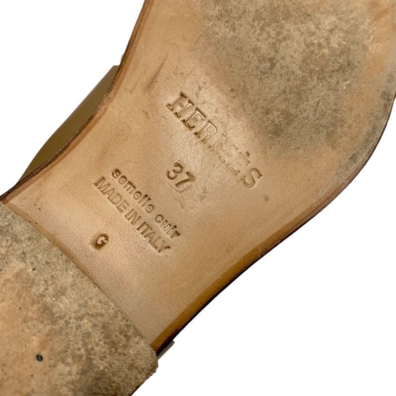 Hermes Jumping Boots Long Boots Shoes Kelly Hardware Leather Brown