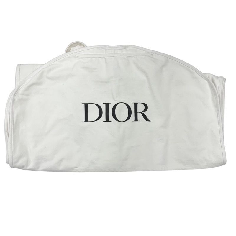 Christian DIOR Dress Front Zip Hoodie Short Sleeve Navy White