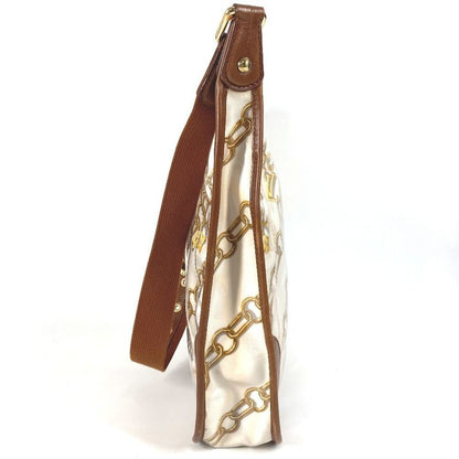 Louis Vuitton Shoulder Bag Musette M95158 Vinyl Leather White