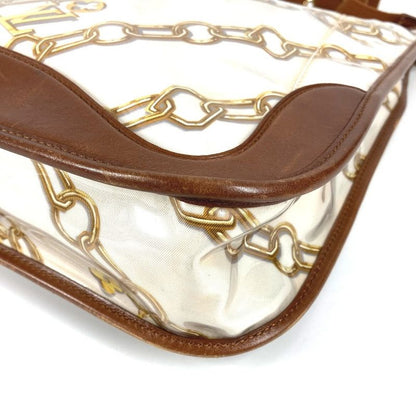 Louis Vuitton Shoulder Bag Musette M95158 Vinyl Leather White