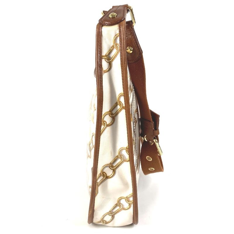 Louis Vuitton Shoulder Bag Musette M95158 Vinyl Leather White