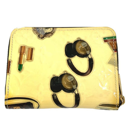 Louis Vuitton Coin Case Zippy Purse Patent Leather Black