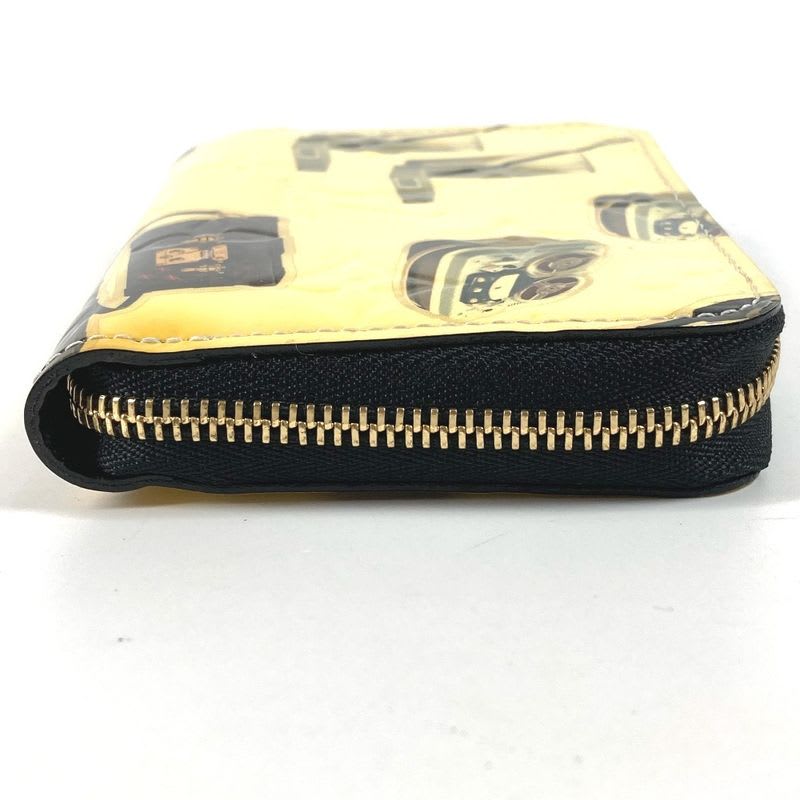 Louis Vuitton Coin Case Zippy Purse Patent Leather Black